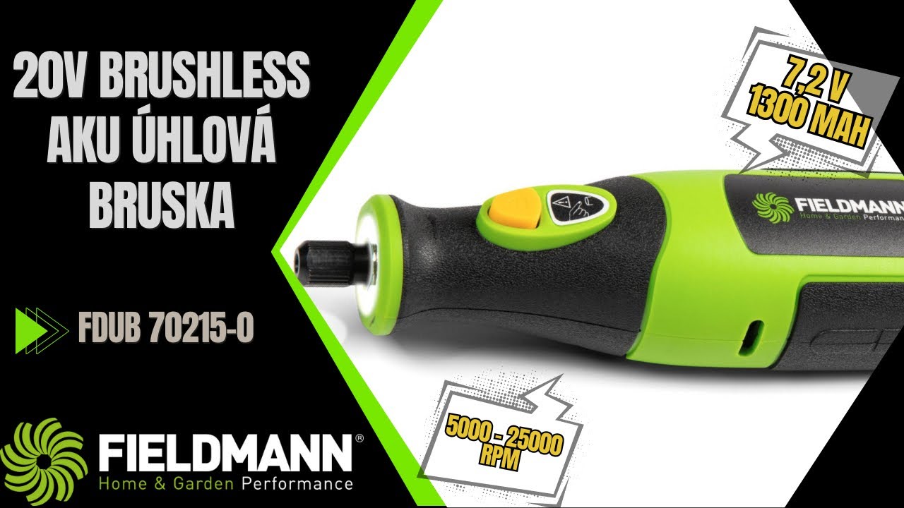 Fieldmann - AKU MODELÁŘSKÁ BRUSKAFDMB 200170-A #fieldmann #tools #diy