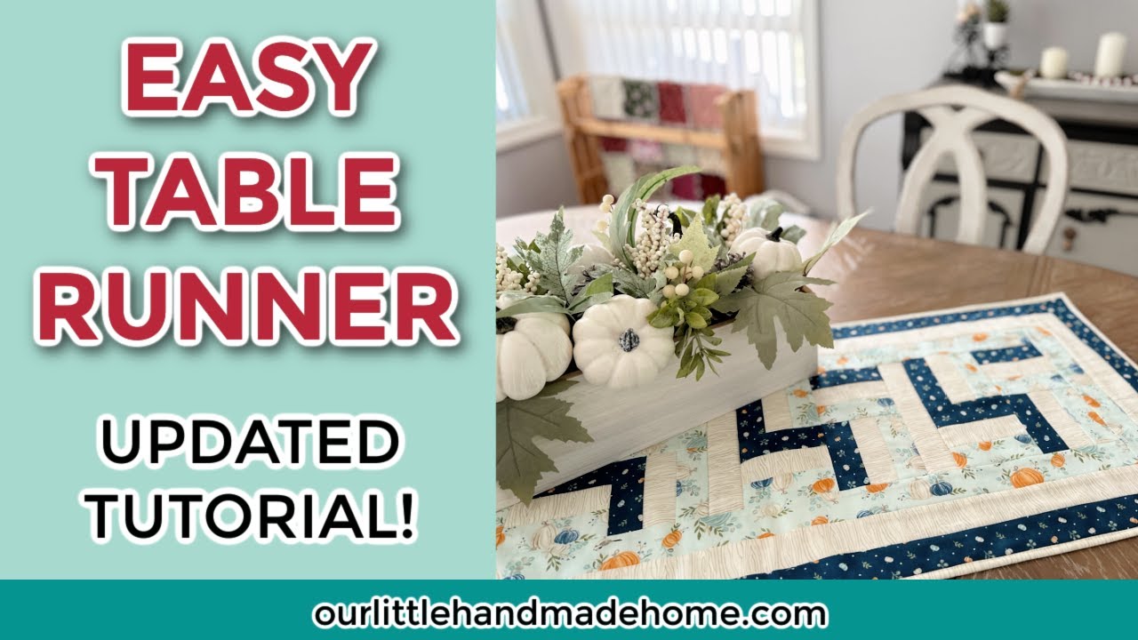 Brick Path Table Runner