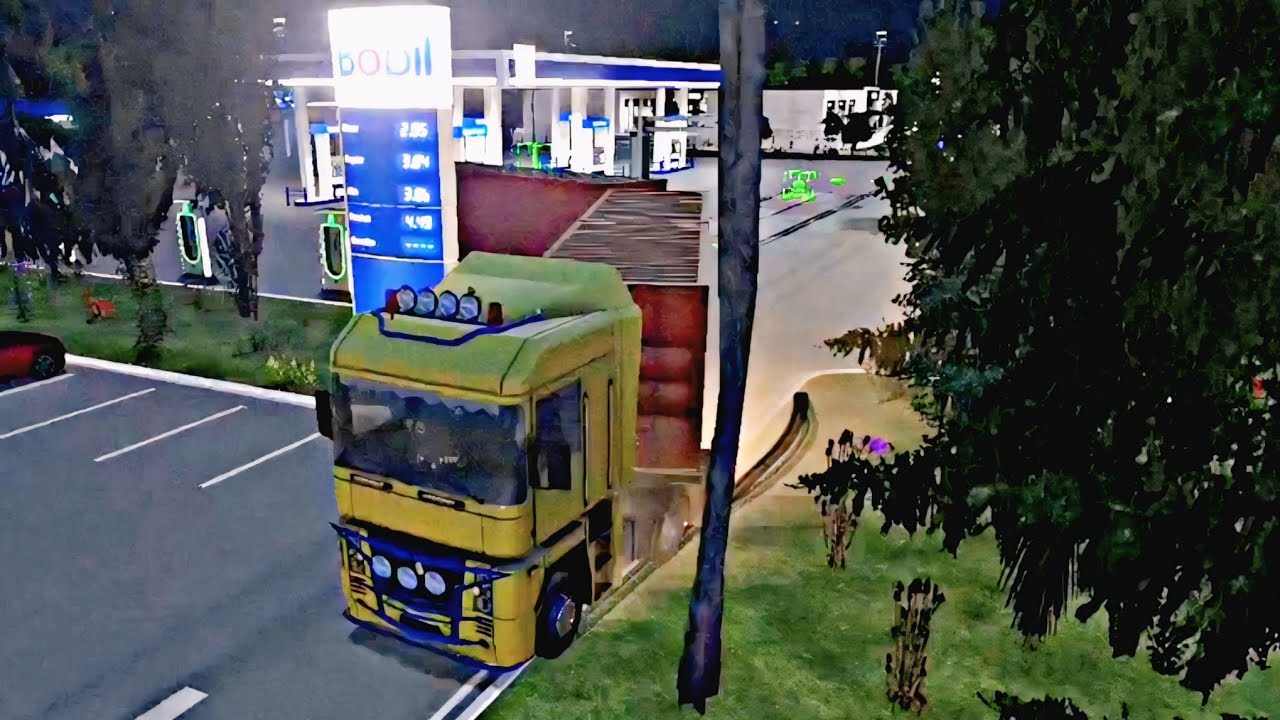 Driving a Massive Big Truck | Truck Simulator Ultimate Gameplay 😱 #usa #viral #games 