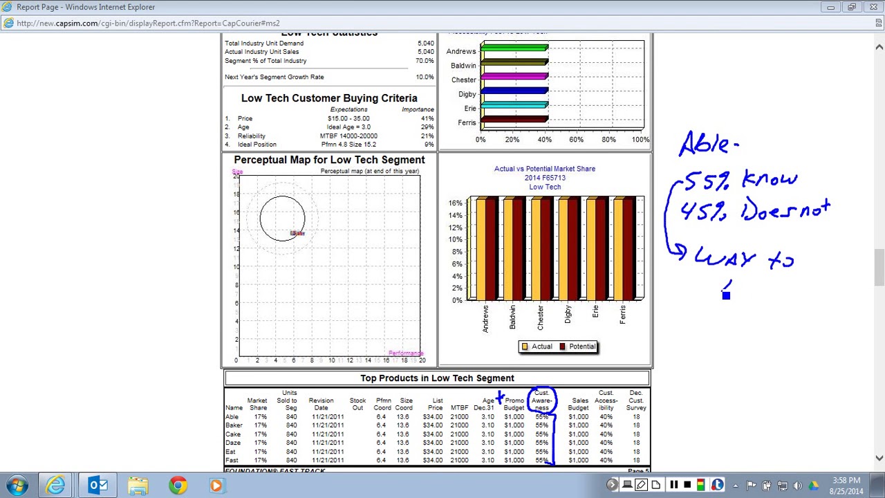 CAPSIM Marketing Overview