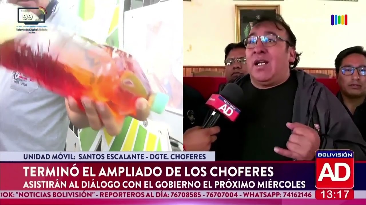 El ampliado de choferes en La Paz define asistir al diálogo con el Gobierno