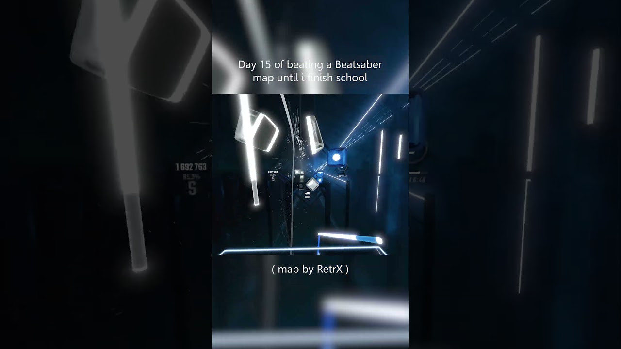 Day 15 - 7 min camellia song 🥲 // #beatsaber  #geometrydash #camellia