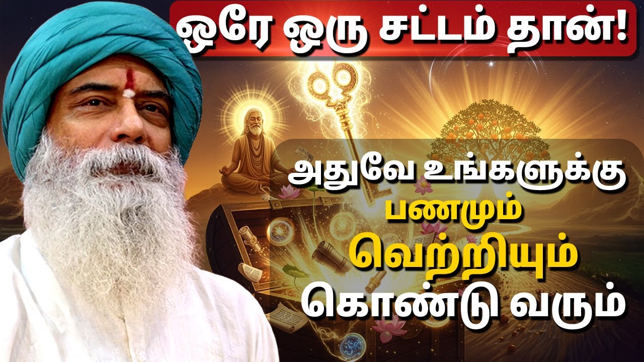 ஒரே ஒரு சட்டம் தான்! அதுவே உங்களுக்கு பணமும் வெற்றியும் கொண்டு வரும்