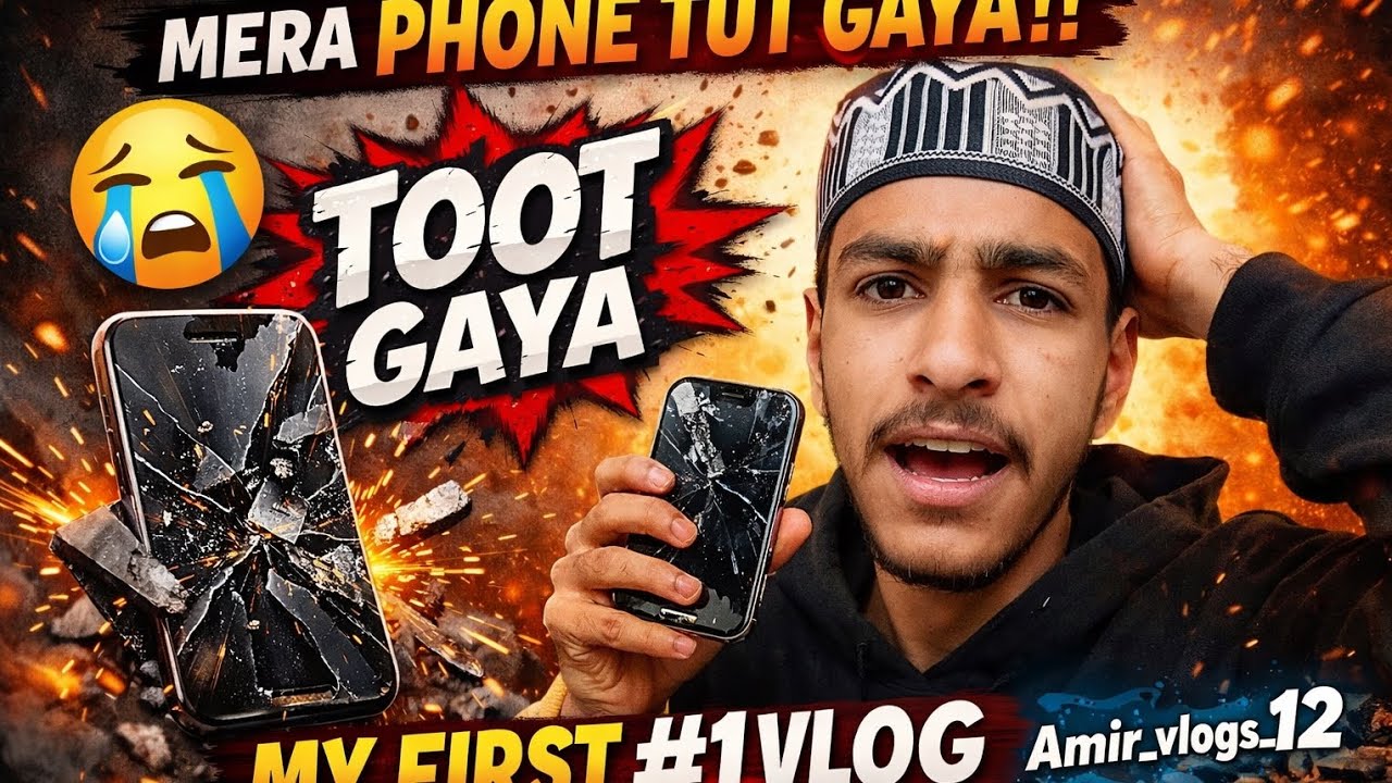 Mera Phone Tut Gaya 😭 | My First Vlog | Amir Vlogs