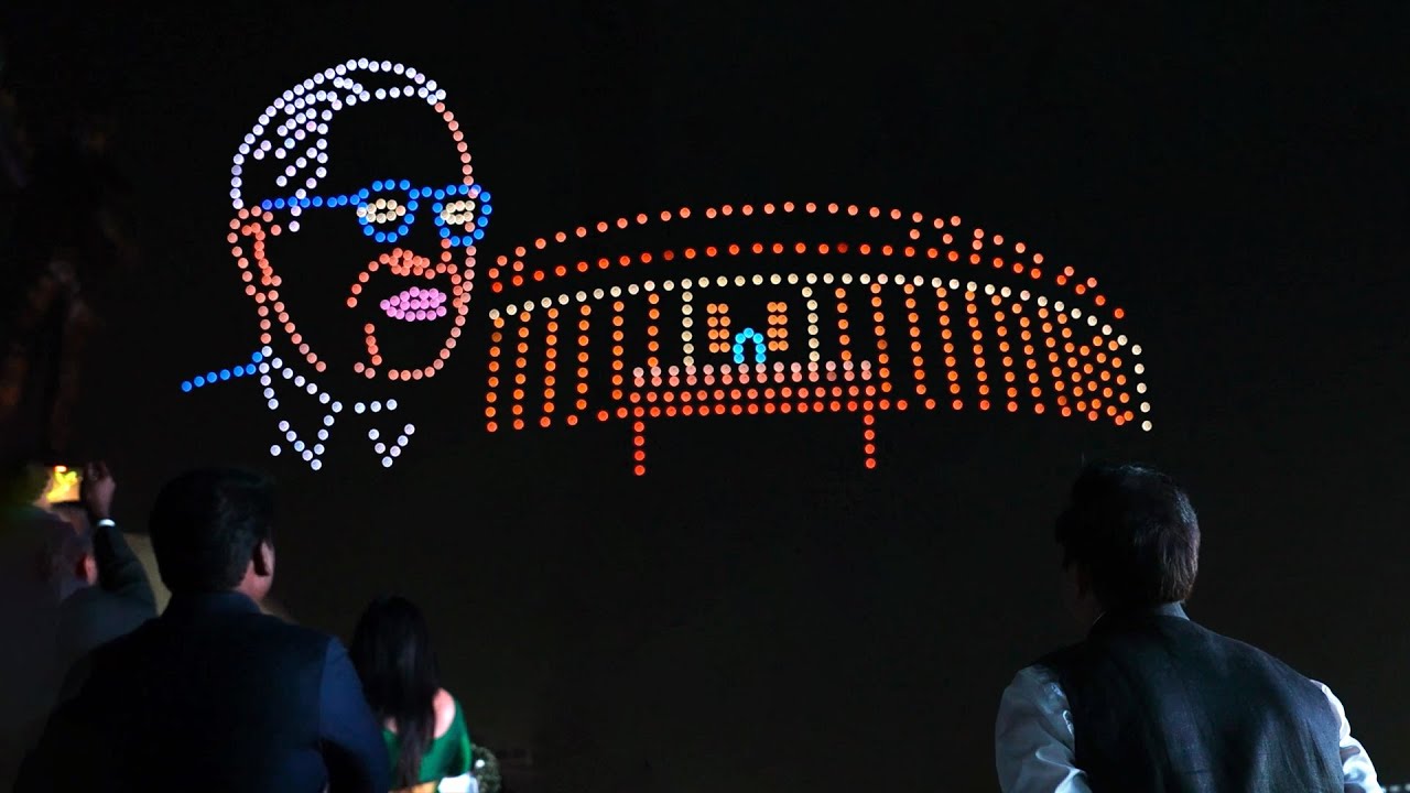 Vijayawada 600 Drone Show | World's tallest statue of Dr. B.R. Ambedkar | BotLab Dynamics