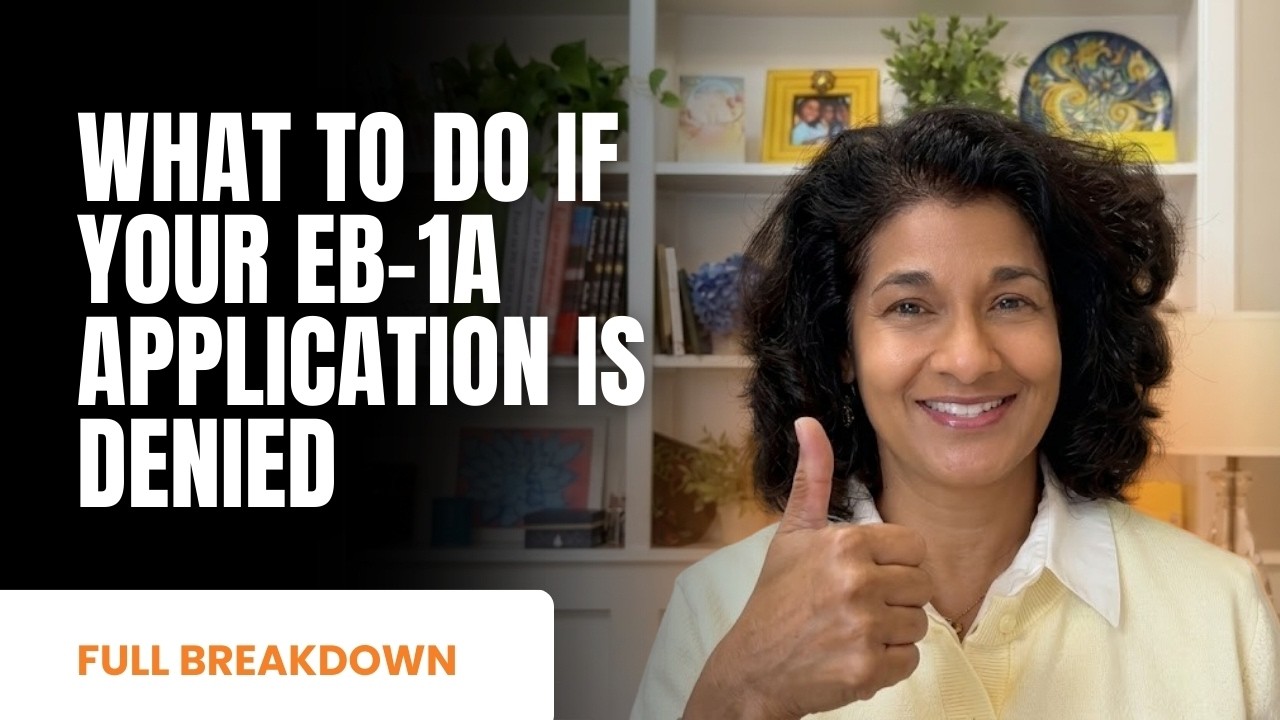 What to Do If Your EB-1A Application is Denied