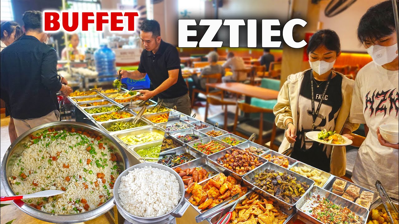 Review Nhà Hàng Chay Buffet EZTiec Gò Vấp Không Gian Rộng Rãi Hơn 30 Món Chế Biến Chuẩn Cơm Gia Đình
