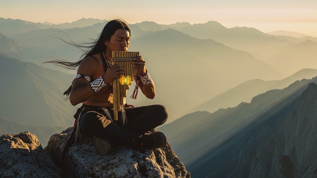 Música de Flauta Andina para Sanar el Alma 🌿 Vibraciones Pacíficas Inspiradas en Leo Rojas