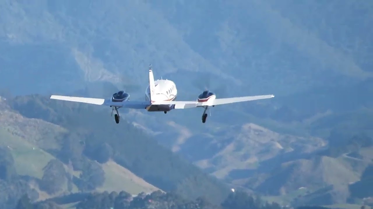 Cessna 421C Golden Eagle (ZK-STV) Takeoff Nelson Airport (NZNS)
