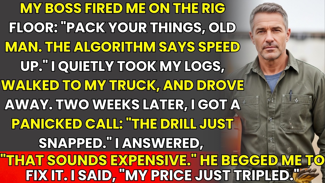 My Boss Fired Me On The Rig Floor — Two Weeks Later, Drill Snapped He Begged I Tripled Fee