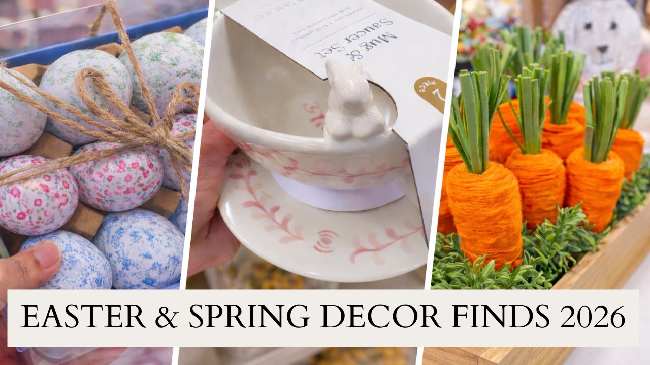 Easter & Spring Decor Walkthrough | A Calm Shop With Me | TJ Maxx, HomeGoods, & Target Haul