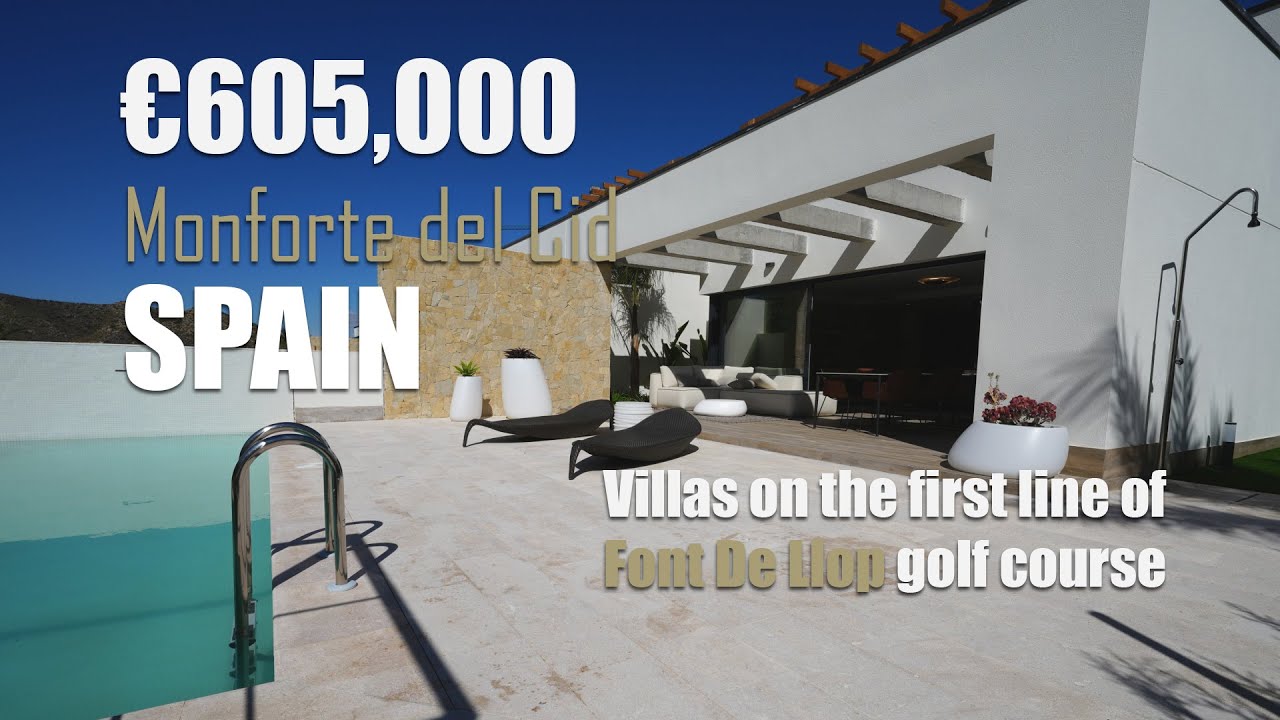 Monforte del Cid, province of Alicante, Spain | Villas on the first line of Font De Llop golf course