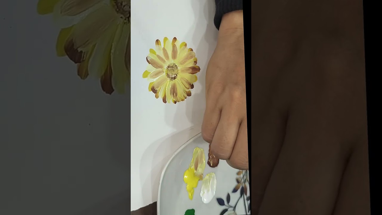 Easy painting tutorial for beginners step by step guide🎨 #howtopaint #acrylicpaiting