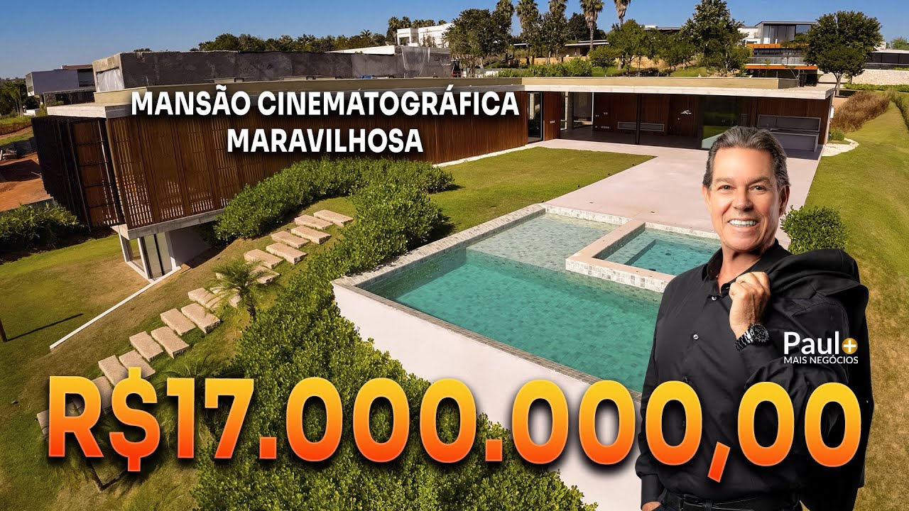 MANSÃO CINEMATOGRÁFICA NO COND QUINTA DA BARONESA EM BRAGANÇA PAULISTA SP I PAULO MAIS NEGÓCIOS