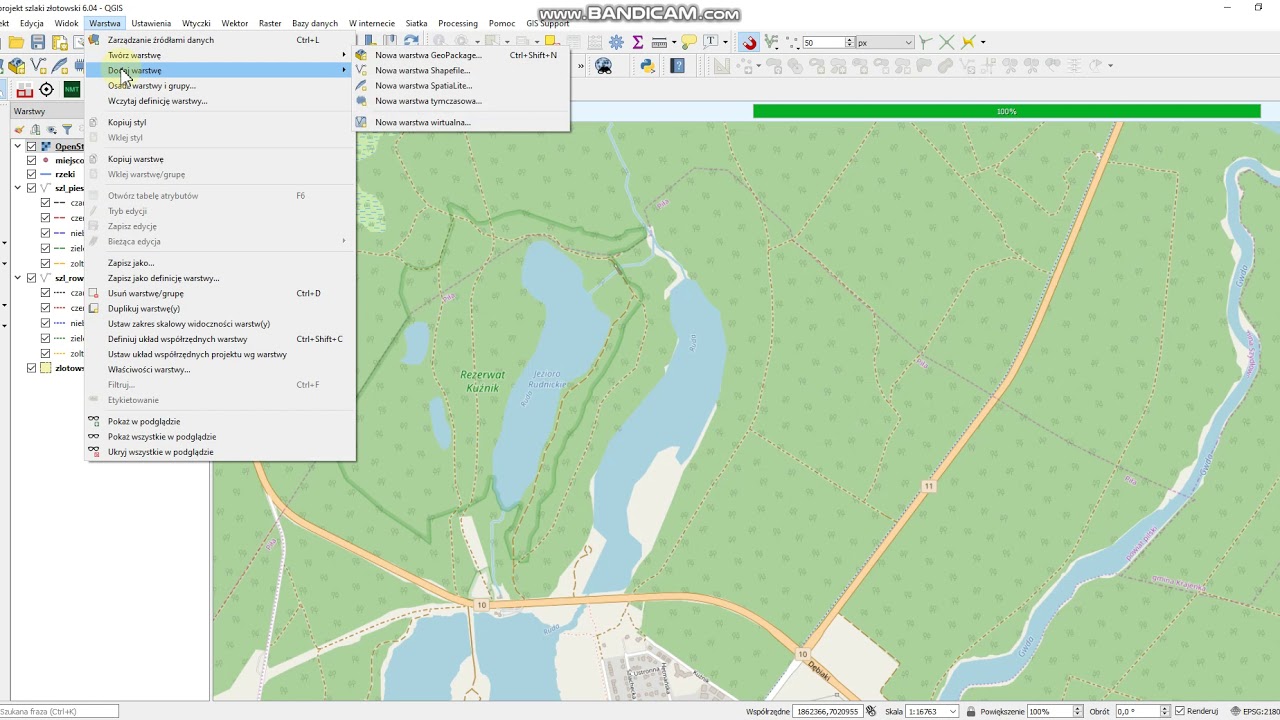 37 Pobieranie danych z OpenStreetMap (wtyczka OSM Downloader) w QGIS 2020-04-06 18-21