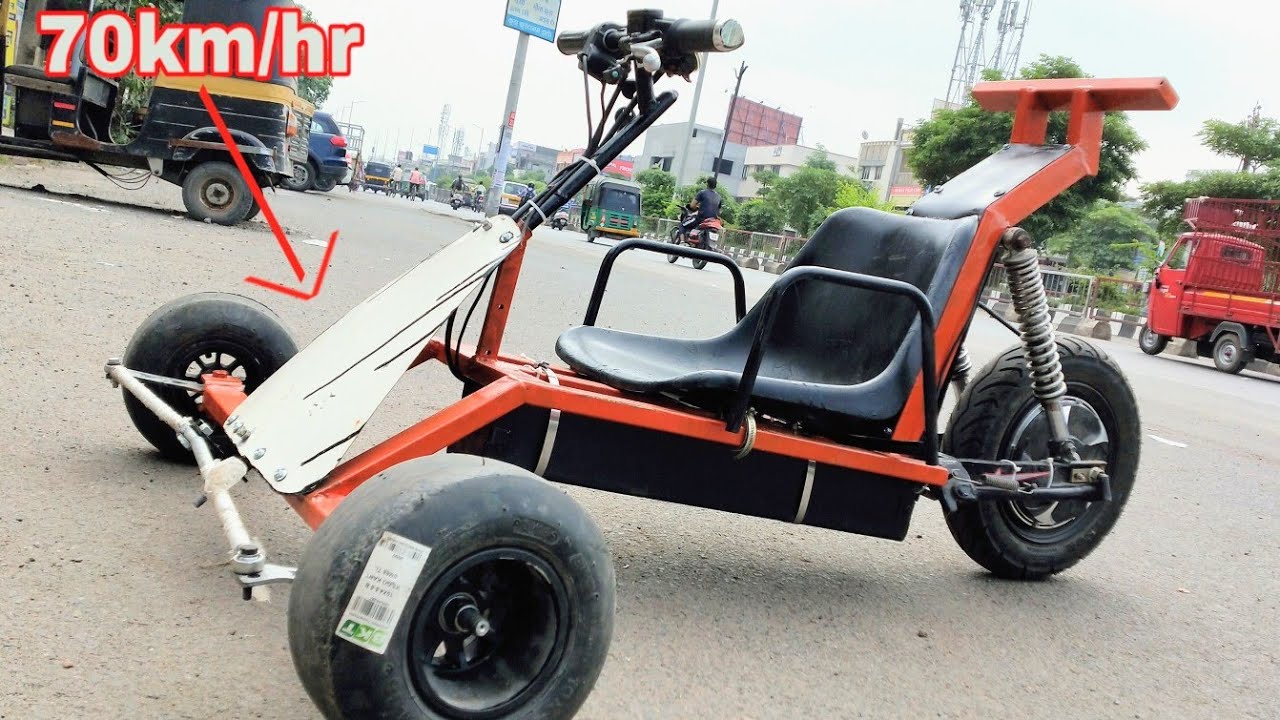 how to make 3 wheel electric Go Kart at home || DIY PROJECT @CreativeScienceOfficial
