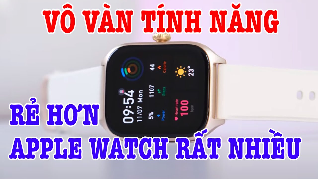 Trên tay Amazfit GTS 4 rẻ hơn Apple Watch rất nhiều nhưng vô vàn tính năng