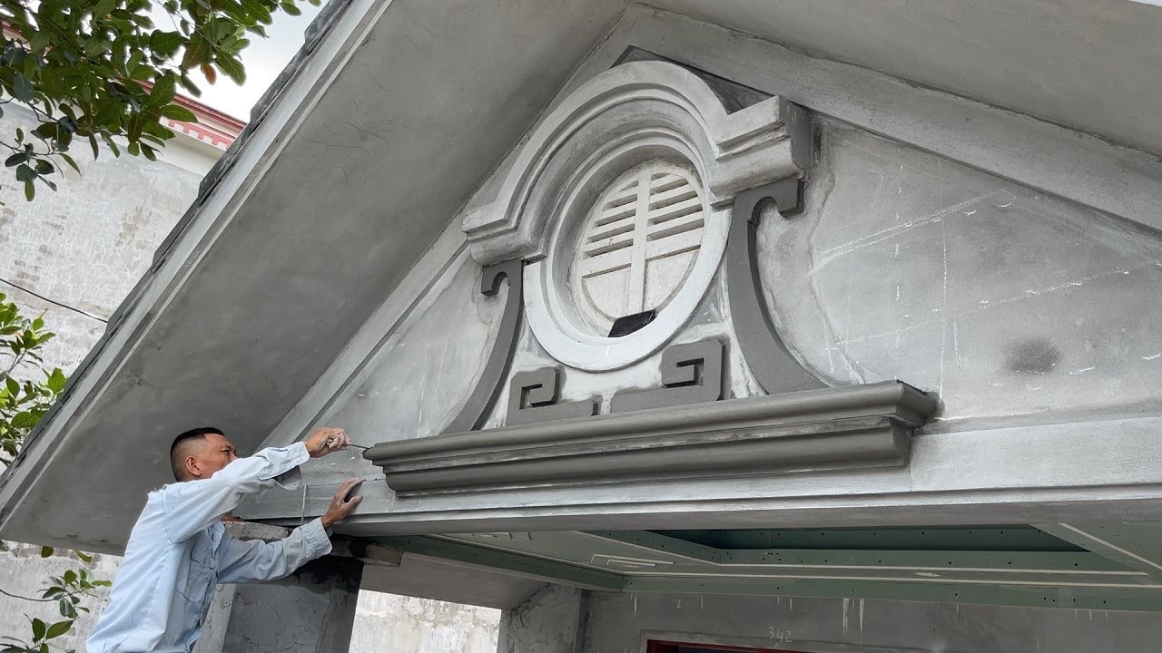 Amazing Techniques Construction Rendering Sand & Cement Decorate The Facade Your House