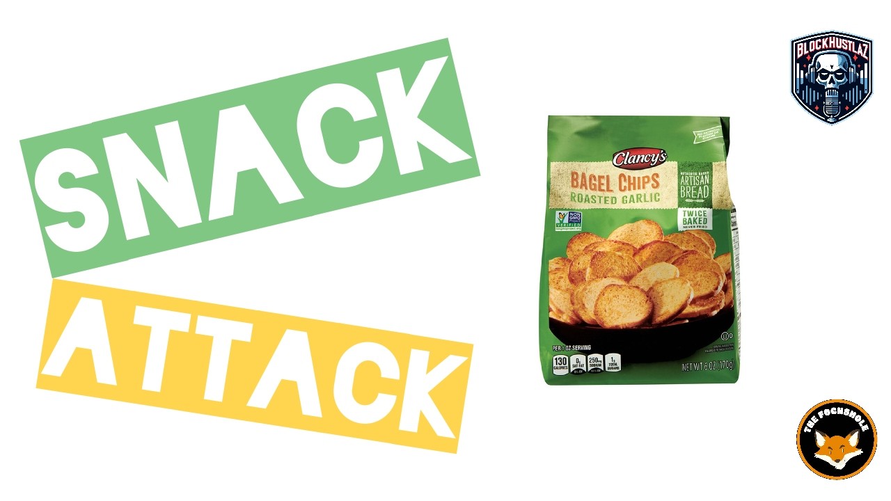 Clancy's Roasted Garlic Bagel Chips #SnackAttack
