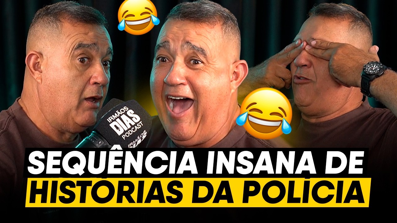 SEQUÊNCIA de HISTÓRIAS da POLÍCIA RAIZ 😂 - SARGENTO CASTRO
