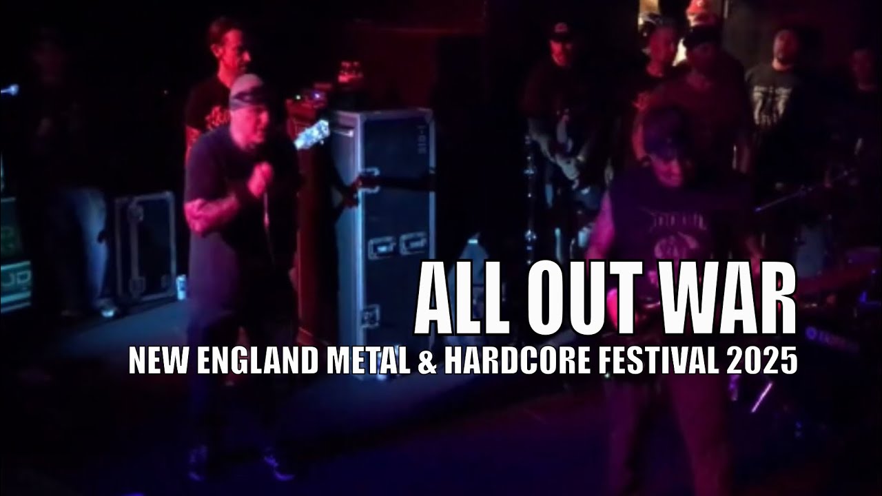 All Out War Live at NE Metal & Hardcore Fest 2025 | NY Metalcore Legends