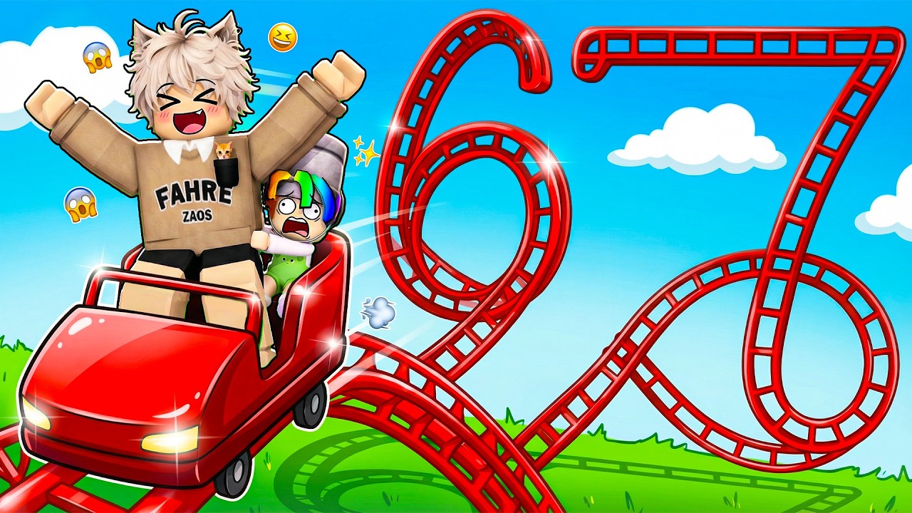DUNDUN & LEMON BIKIN WAHANA ROLLER COASTER PALING BESAR DI ROBLOX!