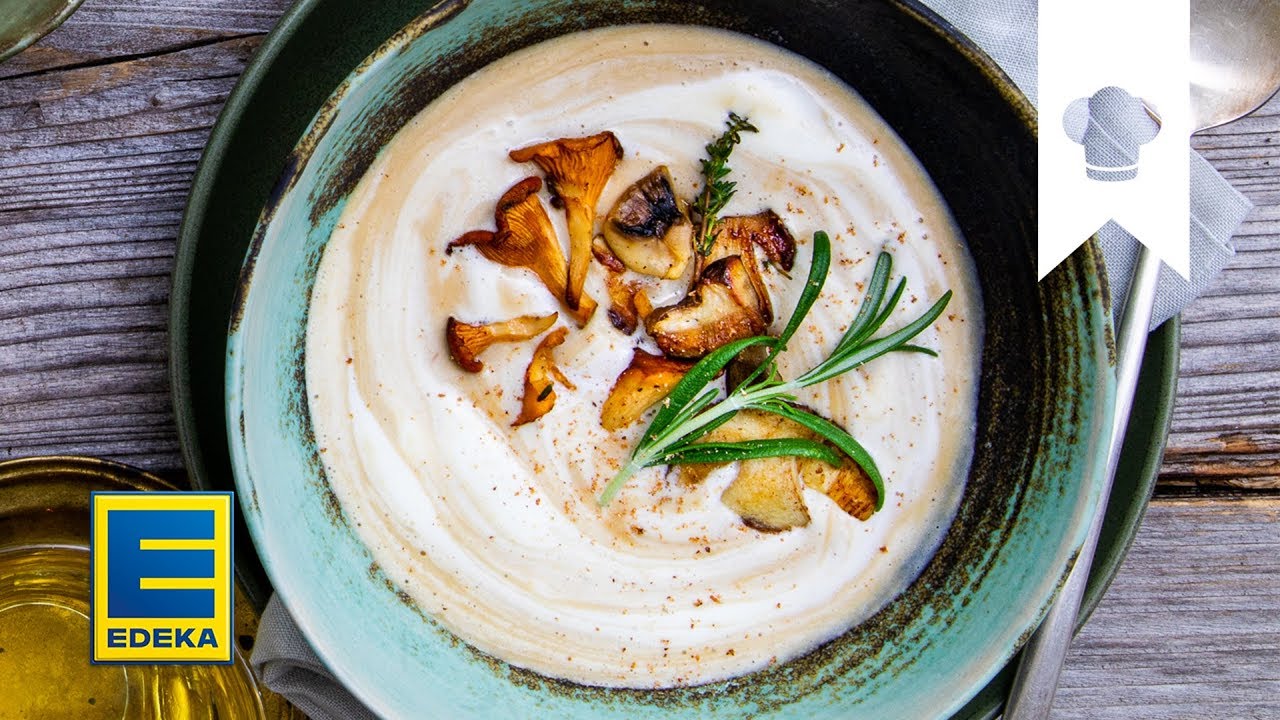 Pilzrahmsuppe Rezept | Suppe mit dreierlei Pilzen | EDEKA