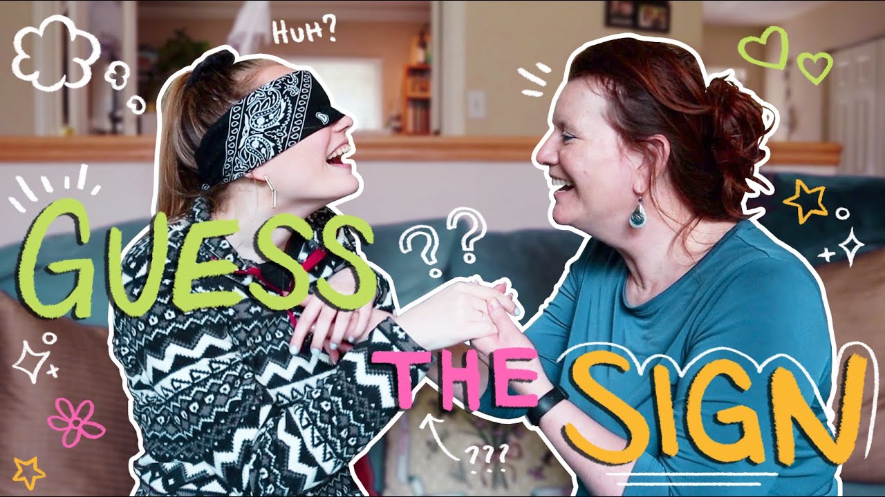 Guessing My Mom's Signs Blindfolded | Sammie Lewis