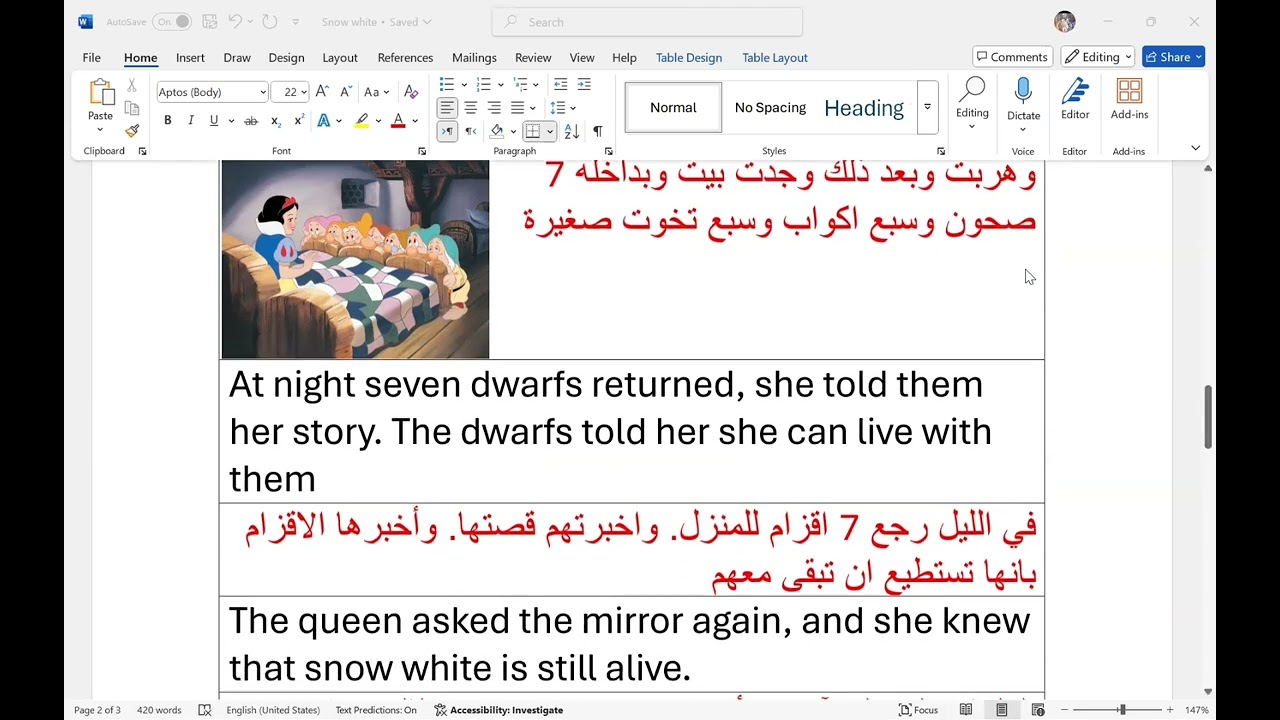 Snow white story