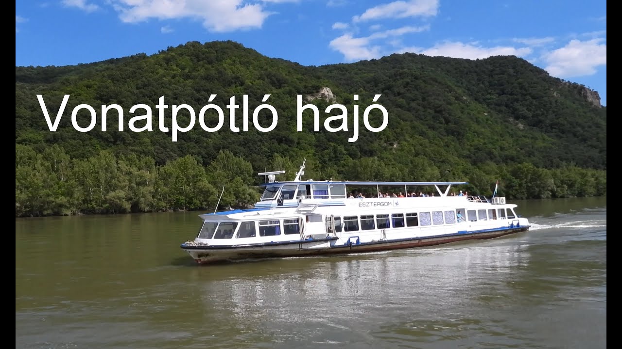 Utazás vonatpótló hajóval (4K) #MAHART #MÁV