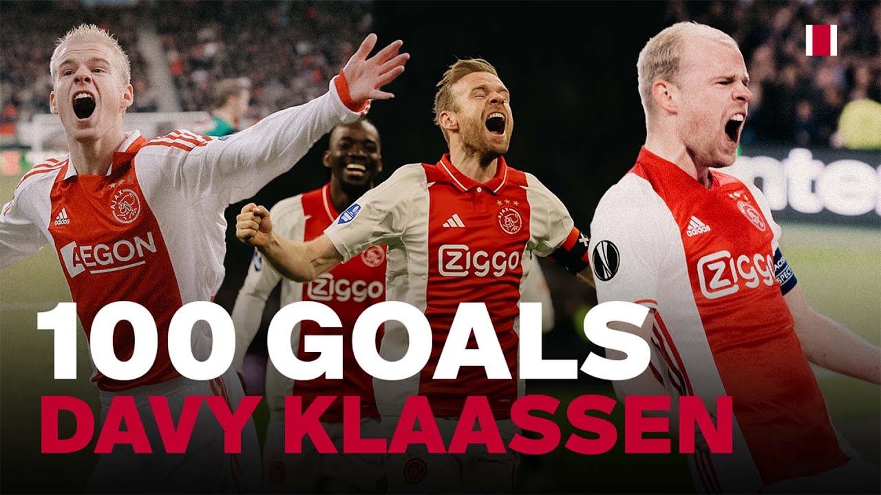 ALL 100 GOALS FOR AJAX! 🤍♥️🤍 | Davy Klaassen, échte Ajacied!