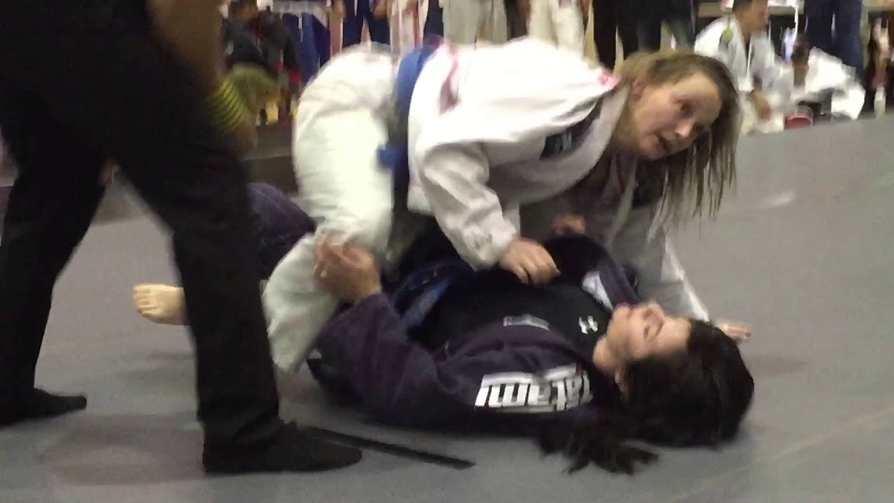 Bethany's match for gold, blue belt, 141lbs