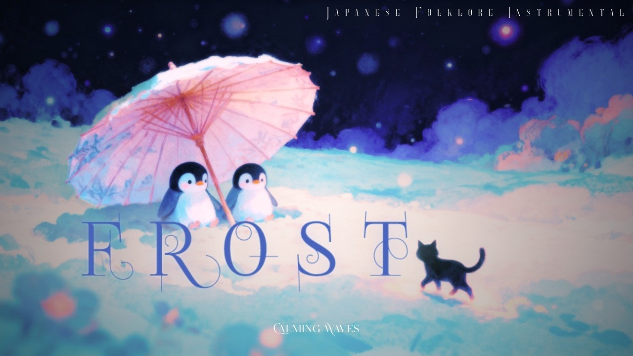 Have a peaceful time... in the snow | Calming Japanese Folklore Instrumental