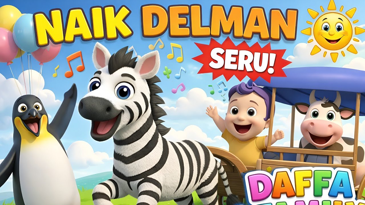 NAIK DELMAN ISTIMEWA 🐎 LAGU ANAK INDONESIA TERPOPULER | LAGU ANAK BALITA VIRAL