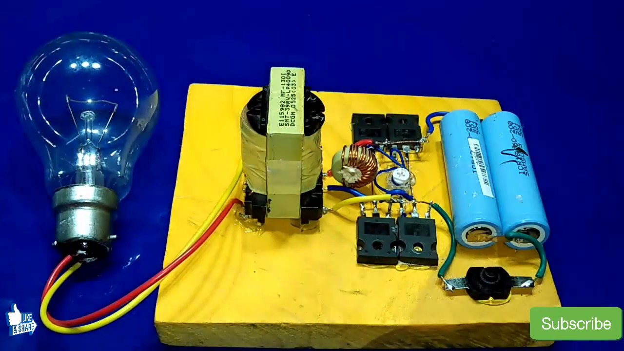 inverter 3v to 220v 500watt how to make inverter Without Circuit Board new idea How to Do