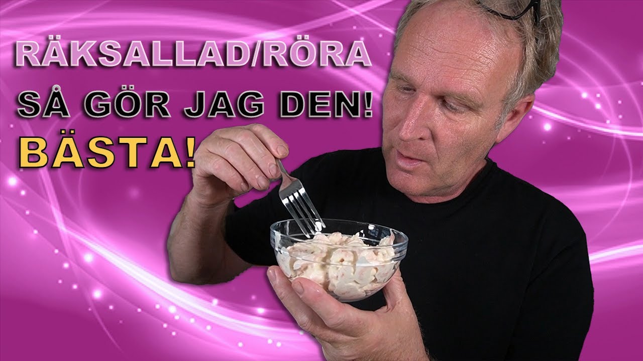 Hemgjord räksallad typ röra bästa räksalladen