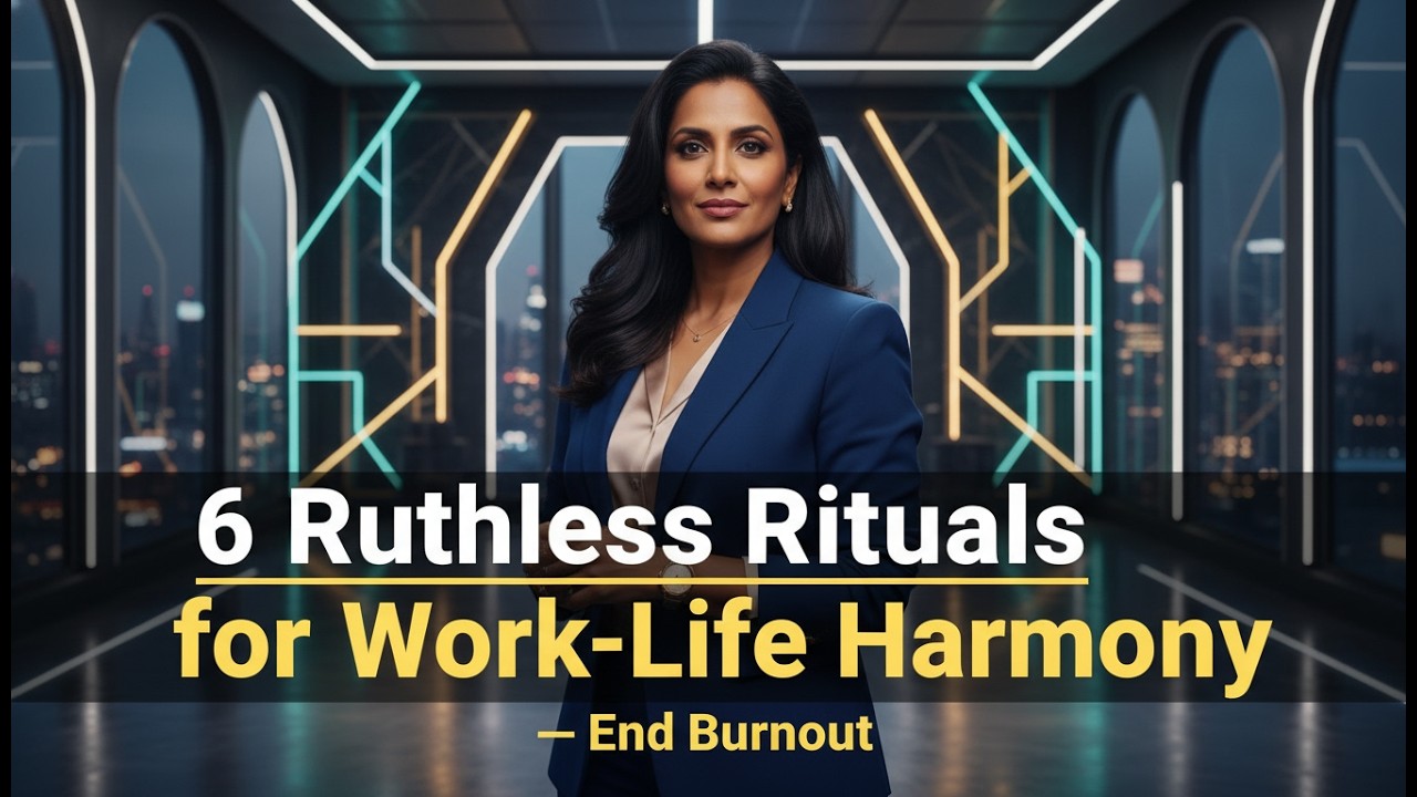 6 Ruthless Rituals for Work-Life Harmony — End Burnout