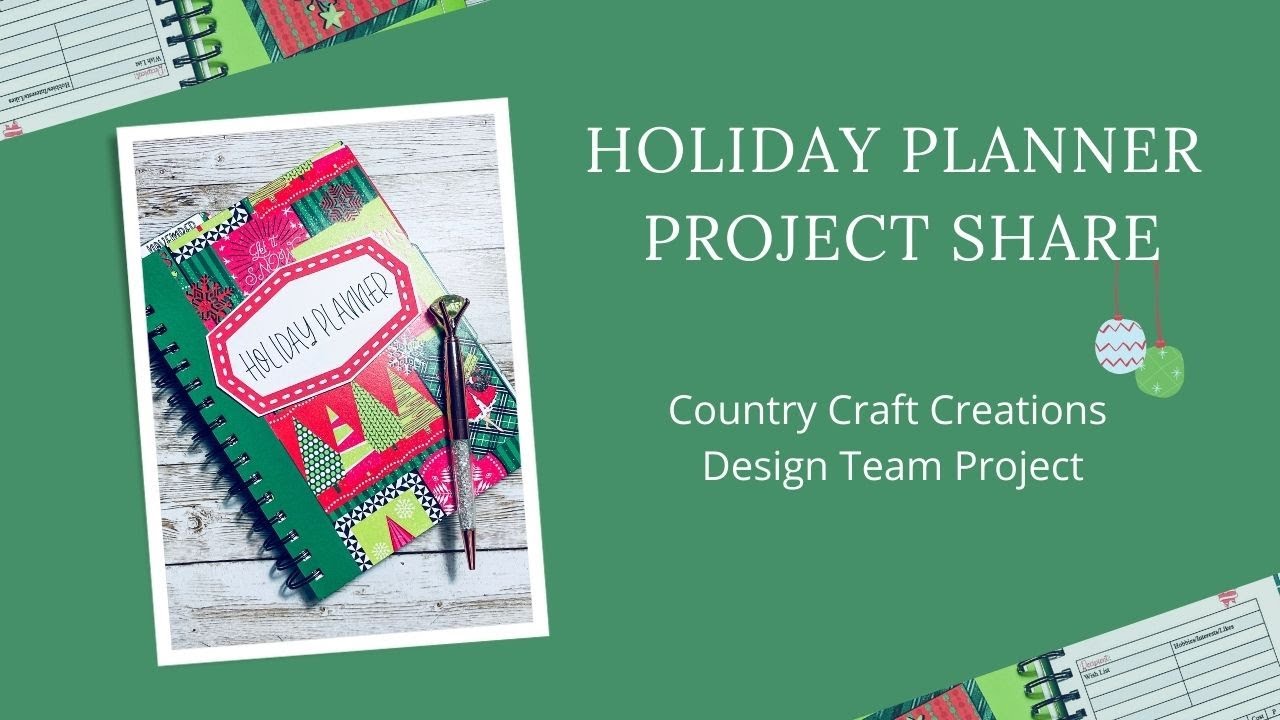 DIY Holiday Planner Tutorial