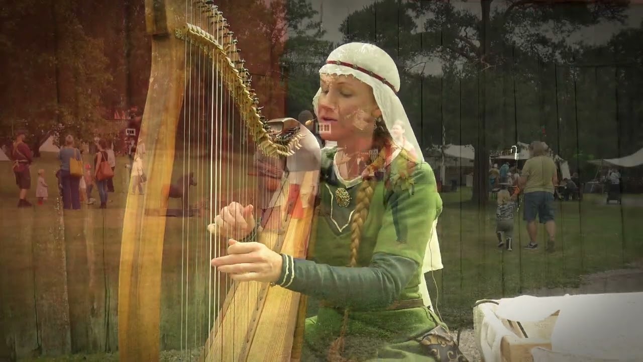 Miriavyns fridfulla harpa på Grytnäs Medeltidsdagar - Tourdion