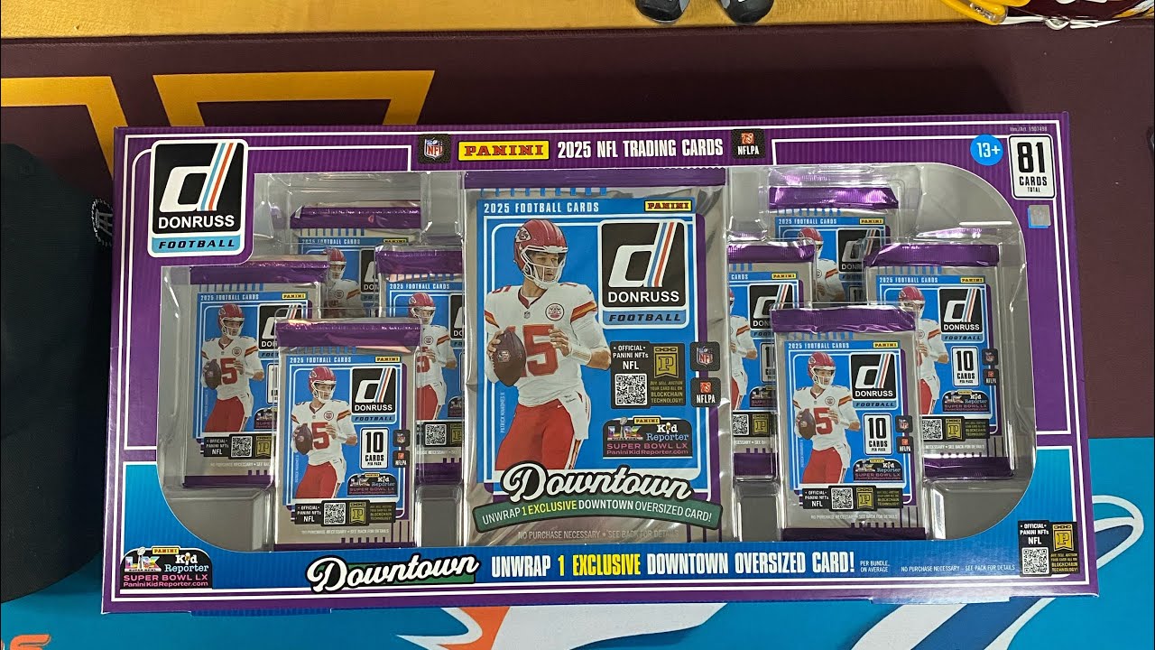 NEW 2025 Donruss football Costco Box + Giveaway Winner!!!