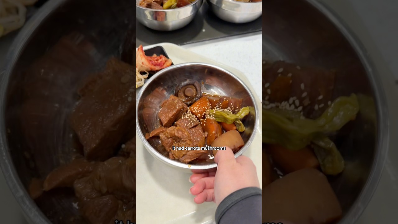 The rice was less stickier than usual I swear 🙈#koreanfood #korea #mukbang #office #asmr