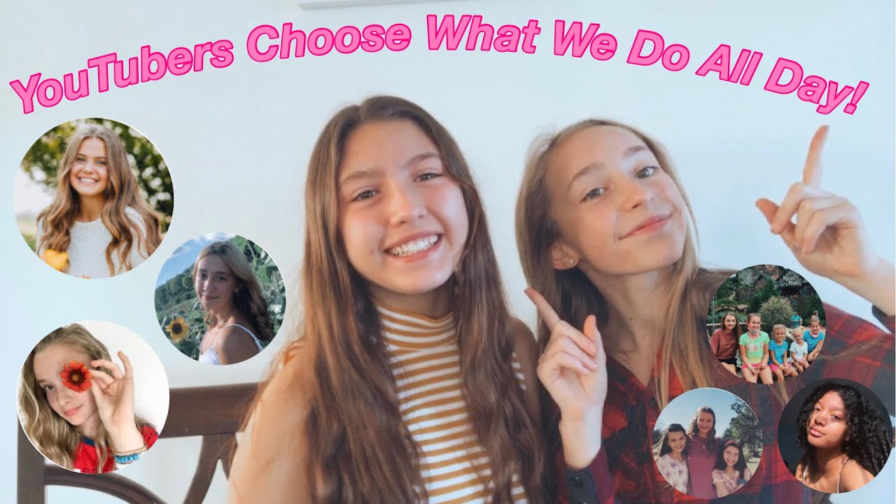 YouTubers CHOOSE What We Do ALL Day!