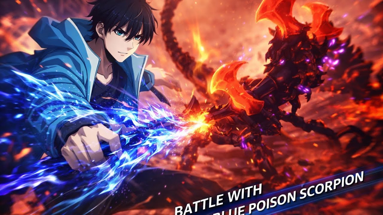 Jin woo V/S Blue poison scorpion 