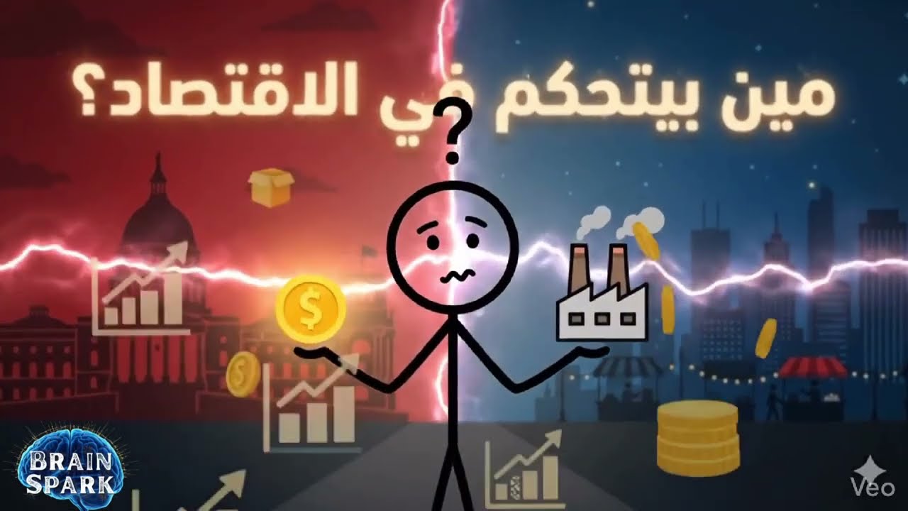 مين بيتحكم في الاقتصاد؟ الحكومة ولا السوق! (الفرق  الحقيقي بين الأنظمة الاقتصادية)