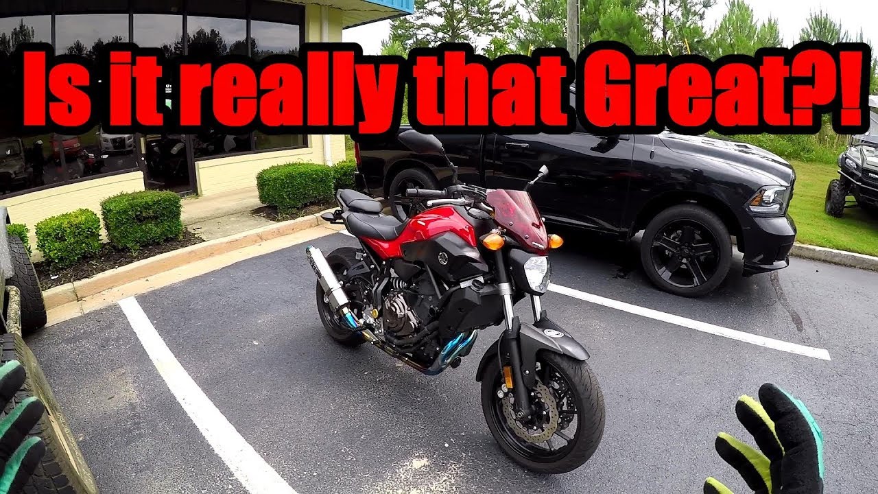 Обзор первой поездки на Yamaha FZ07 MT07 2015 года