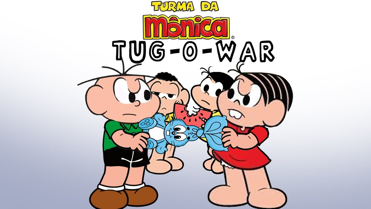 FNF Tug o-War mas a Mônica e o Cebolinha cantam (cover)