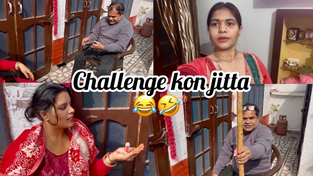Vlog 😂Aaj kiya mmy papa ka sth challenge 🤣#muskankiduniya14 