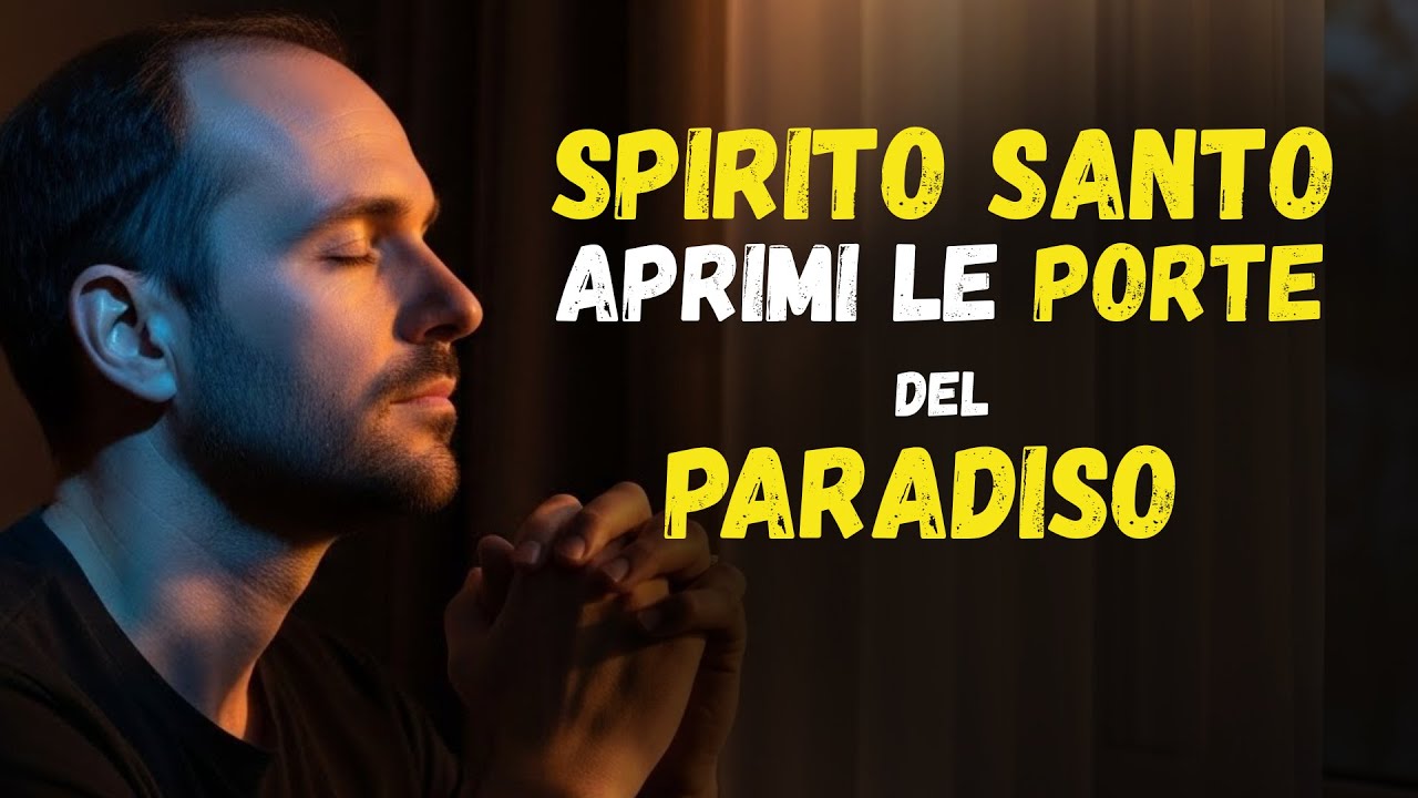 Le PAROLE dello SPIRITO SANTO che aprono il CIELO quando nessun ALTRO CREDE in TE.