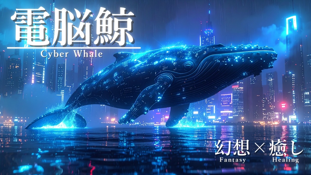 【ピアノBGM】電脳鯨/Cyber Whale【幻想音楽/Fantasy Sounds】【睡眠用・勉強用・読書用】