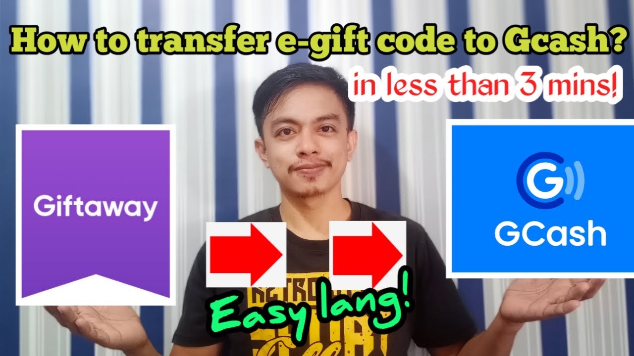 How to transfer e-gift code to Gcash? Easy!